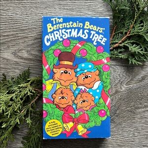 VINTAGE VHS tape The Berenstain Bears' Christmas Tree 1980’s retro *UNTESTED*